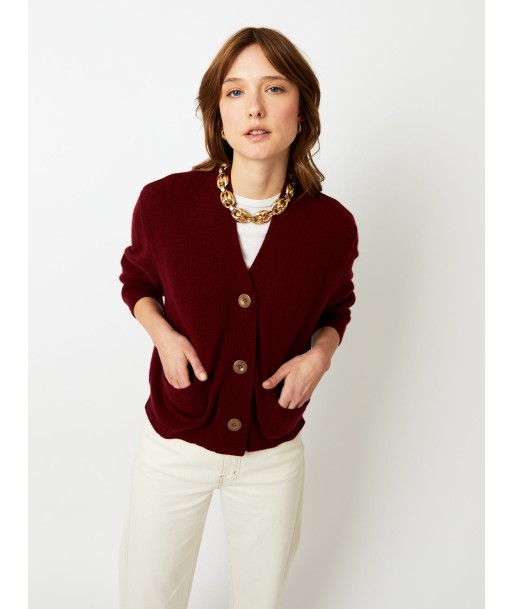 CARDIGAN LOU VELOURS le des métaux précieux