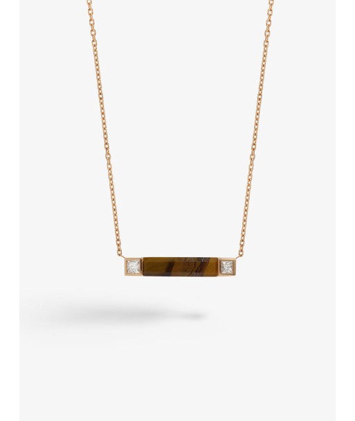 VILLA EILEEN TIGER'S EYE NECKLACE plus qu'un jeu 