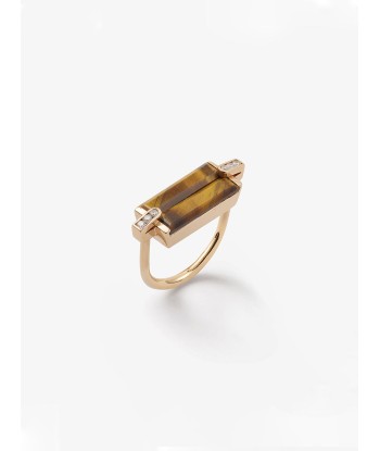 VILLA IDA DOUBLE TIGER'S EYE RING 50% de réduction en Octobre 2024