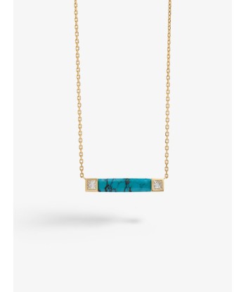 COLLIER  VILLA EILEEN TURQUOISE la colonne vertébrale