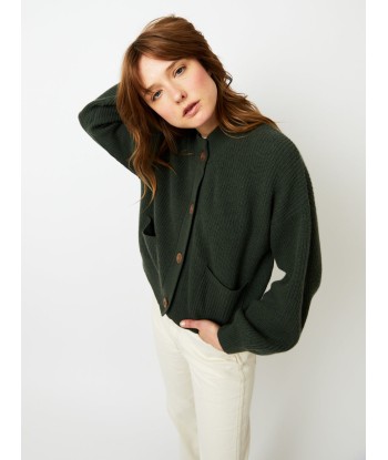 CARDIGAN ROY MILITARY GREEN commande en ligne