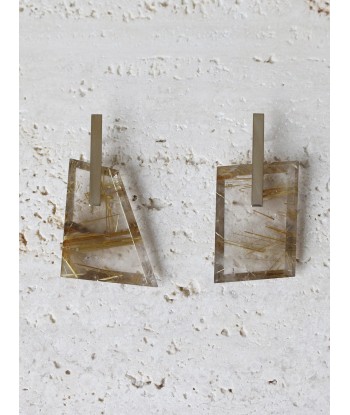 RUTILATED QUARTZ EARRINGS les ctes