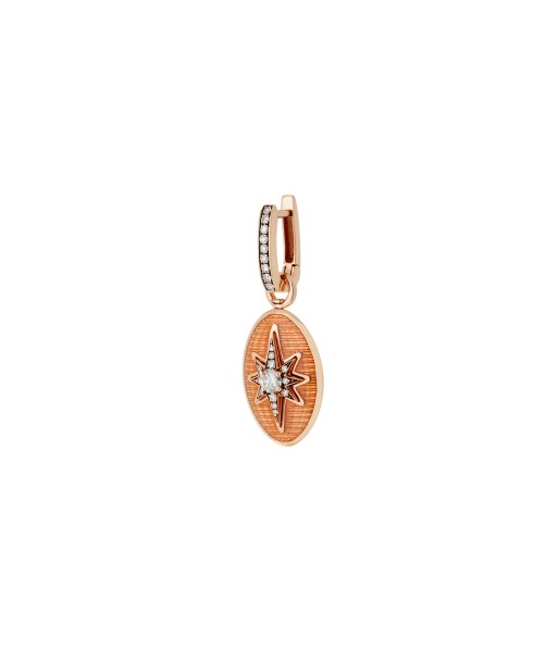 ORANGE AÏDA EARRING en linge