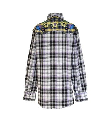 PURPLE CHECKERED COWBOY SHIRT online