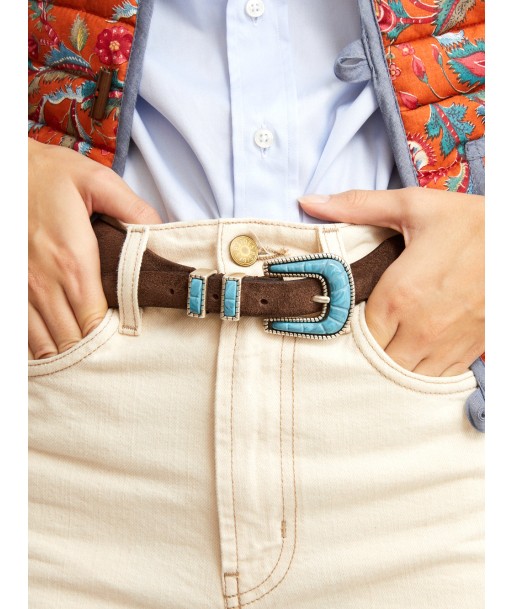 CRAZY TURQUOISE & BROWN BELT de l' environnement