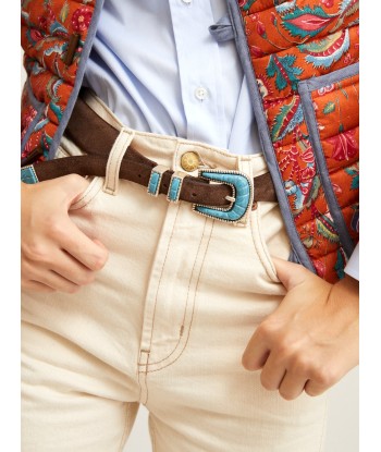 CRAZY TURQUOISE & BROWN BELT de l' environnement