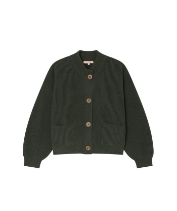 CARDIGAN ROY MILITARY GREEN commande en ligne