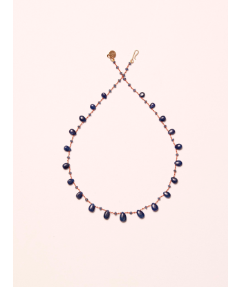 COLLIER COCOPLUM DROPS & BEADS SAPHIR BLEU 2024