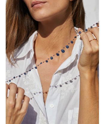 COLLIER COCOPLUM DROPS & BEADS SAPHIR BLEU 2024