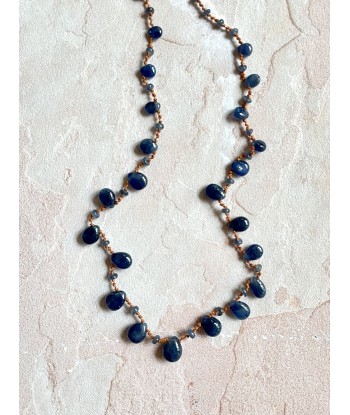 COLLIER COCOPLUM DROPS & BEADS SAPHIR BLEU 2024