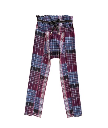 NAVY BORDEAUX THAI TROUSERS chez Cornerstreet bien 