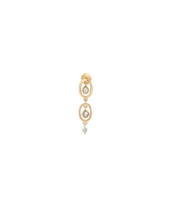 DOUBLE DIAMOND EARRING POLKI votre