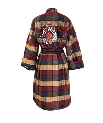 KIMONO LONG MYSTIC HEALER BURGUNDY Profitez des Offres !