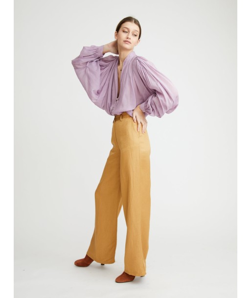 PANTALON LINEN WIDE LEG BLONDE Venez découvrir notre 