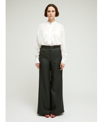 PANTALON PALAZZO STRUCTURE FOREST du meilleur 