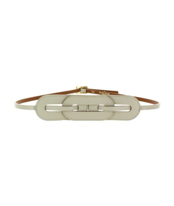 WOMEN'S IVORY BELT soldes