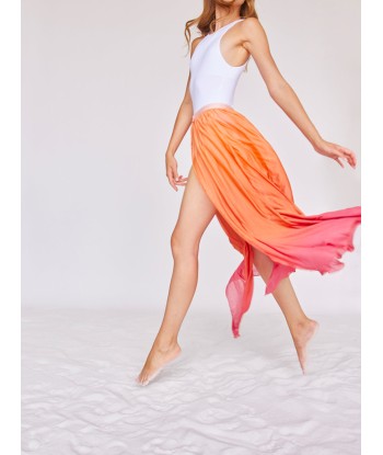 ORANGE BALI SKIRT en stock