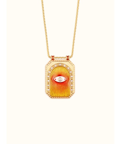 EYE PROECT ORANGE SCAPULAR NECKLACE Venez découvrir notre 