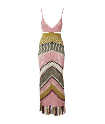 KEVIN DRESS WITH CROCHET STRAPS ou a consommer sur place