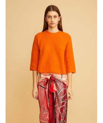 PULL FLARE ORANGE pas cher chine