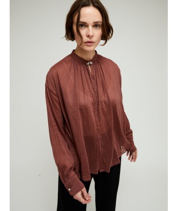 CHEMISE VOILE BOHEMIAN CACAO l'achat 