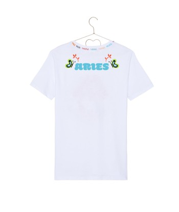 TEE SHIRT ASTRO BLANC ARIES Dans la société mordern