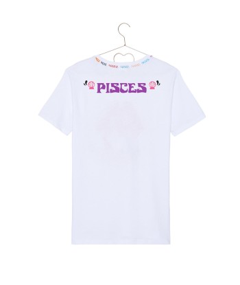 TEE SHIRT ASTRO BLANC PISCES du meilleur 