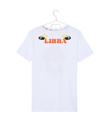 TEE SHIRT ASTRO BLANC LIBRA pas cher