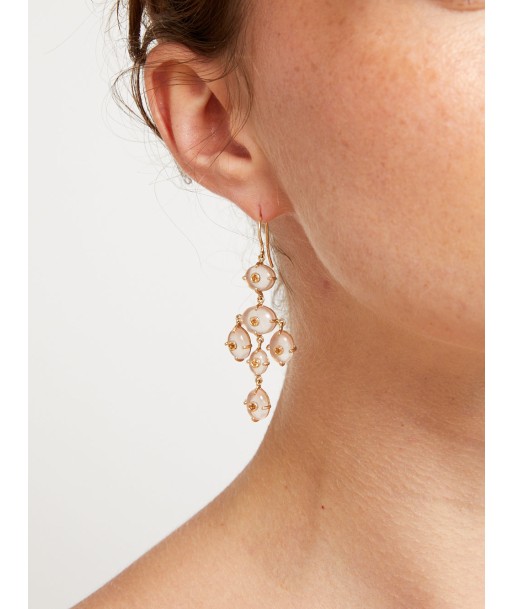 GIRANDOLE QUARTZ EARRINGS en stock