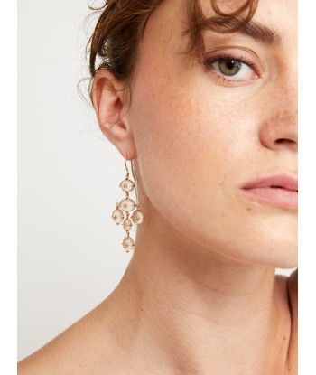 GIRANDOLE QUARTZ EARRINGS en stock