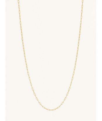 MINI RECTANGLE CHAIN 45CM YELLOW GOLD basket pas cher