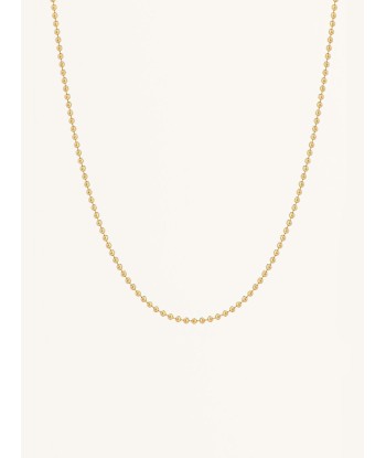 BALL CHAIN 42 CM YELLOW GOLD En savoir plus