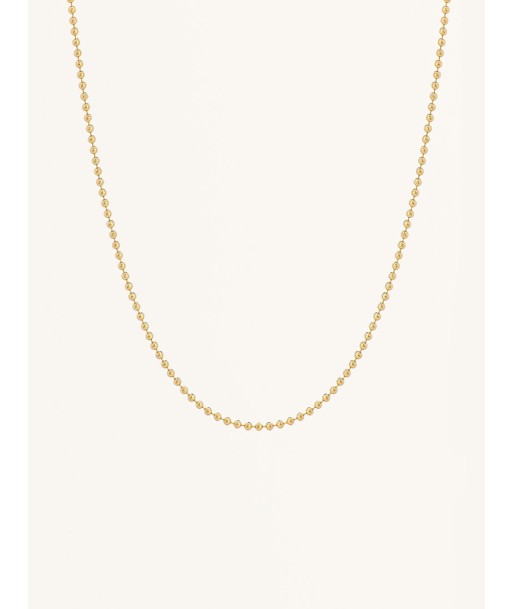 BALL CHAIN 42 CM YELLOW GOLD En savoir plus