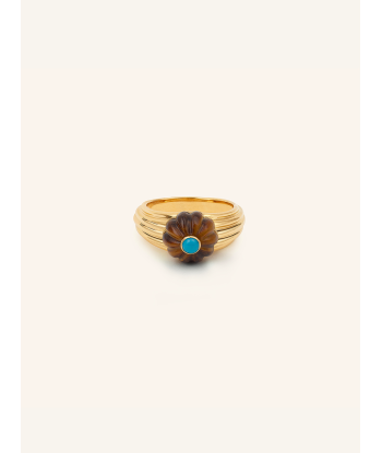 GELATO TIGER EYE AND TURQUOISE RING de France