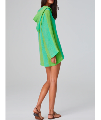 Green HIDING TUNIC Véritable concentré