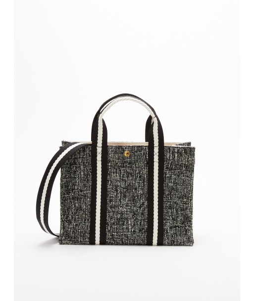 TOTE M BAG MOTTLED TWEED BLACK acheter