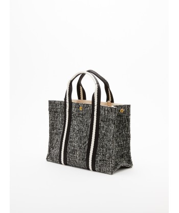 TOTE M BAG MOTTLED TWEED BLACK acheter