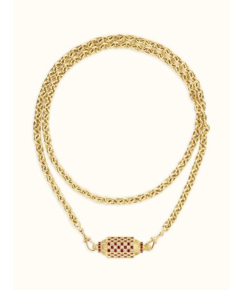 COLLAR LOCKET CHECK RUBIS &amp DIAMONDS 50-70% off 