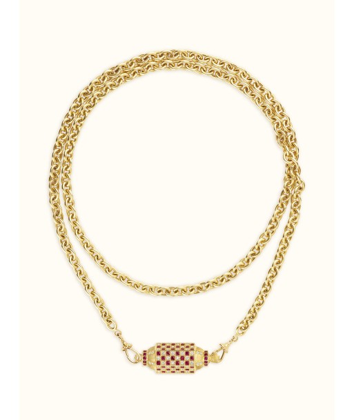 COLLAR LOCKET CHECK RUBIS &amp DIAMONDS 50-70% off 