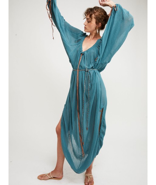 ROBE HUIRO PAGODA BLUE l'évolution des habitudes 