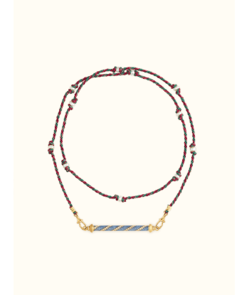 NECKLACE CANDY BLUE CANE s'inspire de l'anatomie humaine