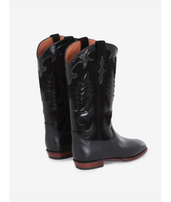 SANDIAG MIDNIGHT PATCHFORK BLACK BOOTS En savoir plus