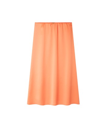 ORANGE LINGE SATIN SkIRT l'achat 