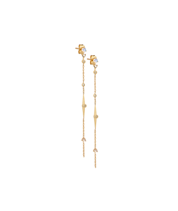 LONG HANG DIAMOND EARRINGS Profitez des Offres !