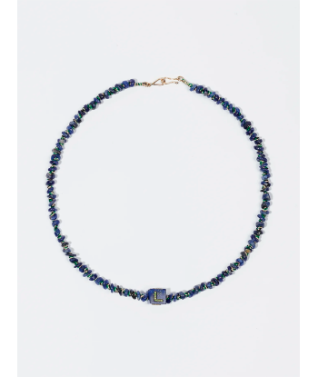 CUBIX LOVE LAPIS AND TSAVORITES NECKLACE pas cher chine