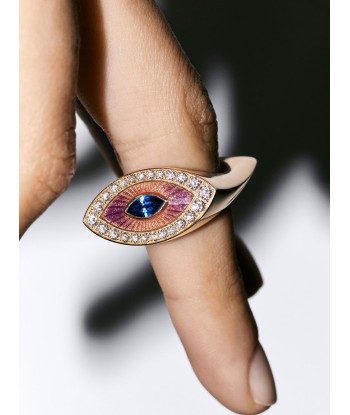 BAGUE EVIL EYE METRIQUE PURPLE la livraison gratuite