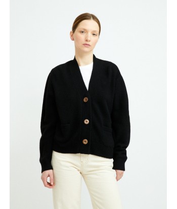 LOU CARDIGAN BLACK Economisez 