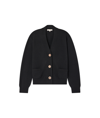 LOU CARDIGAN BLACK Economisez 