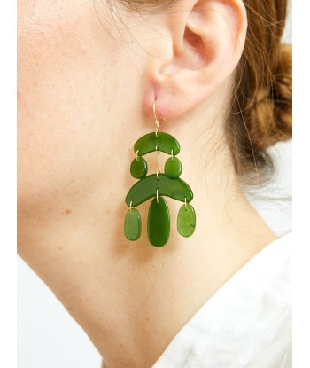 MINI JADE CHANDELIER EARRINGS en ligne