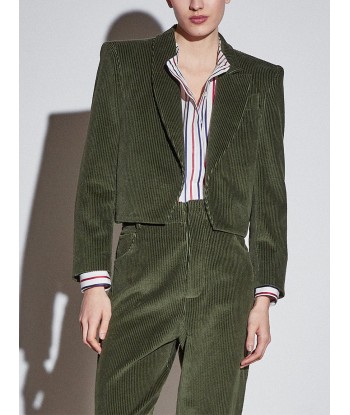 VESTE AMBER SPENCER OLIVE CORDUROY vous aussi creer 